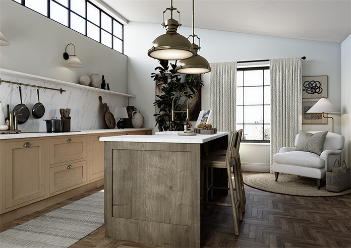 Boughton Faux Silk, Nectarine - Made to Measure Curtains - Image 7